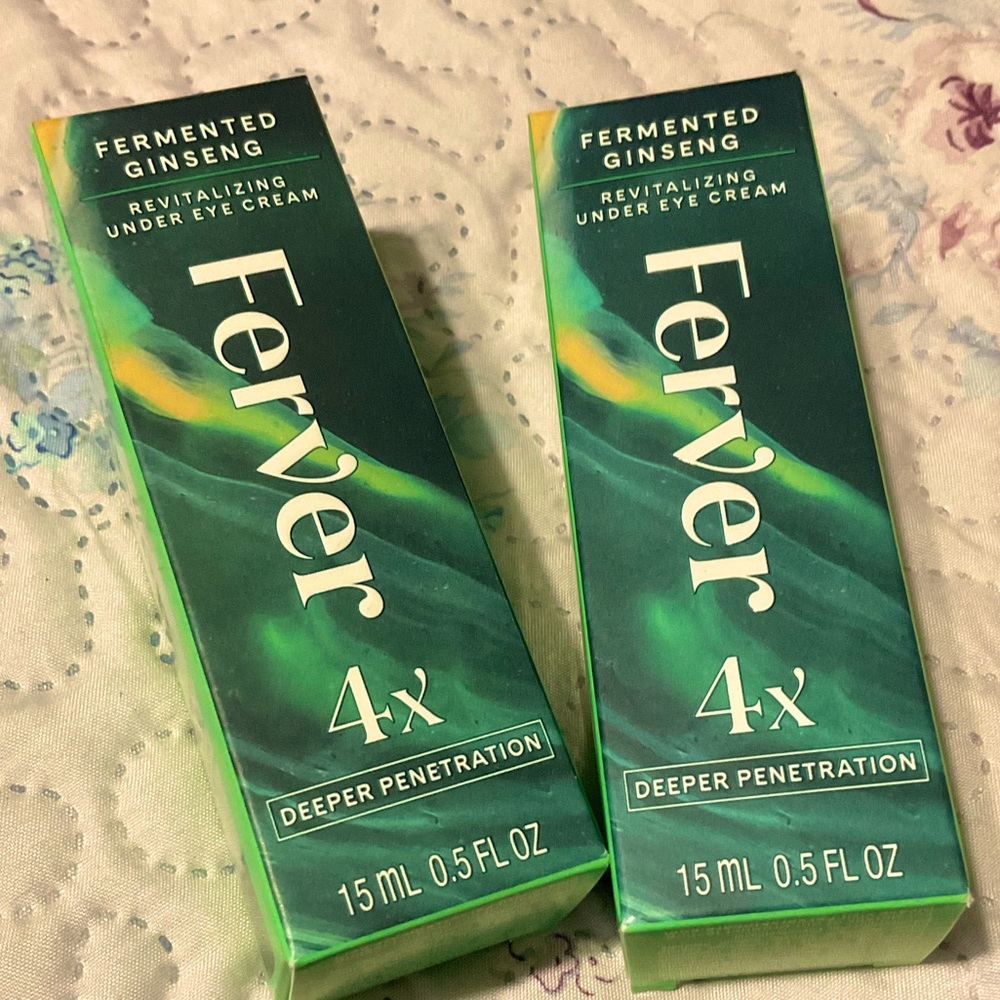 Fermented Ginseng Eye Cream FERVER 2 Full Sz tubes new in package
